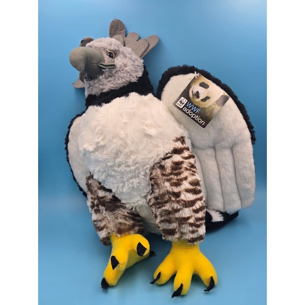 WWF Adoption Harpy Eagle Plush Stuffed Animal Toy NWT